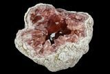 Pink Amethyst Geode Section - Argentina #124169-1